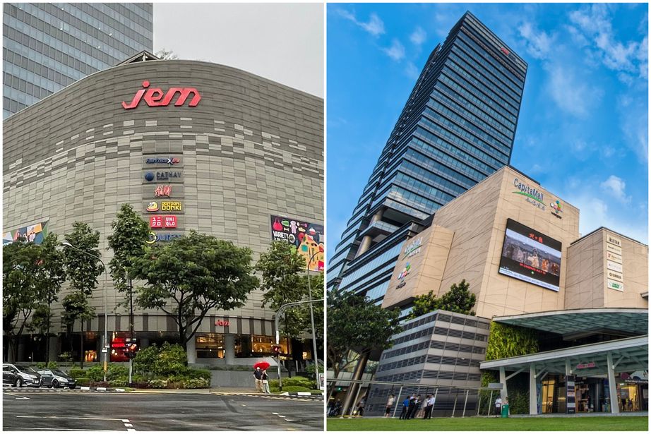 JEM and Westgate shopping malls in Jurong East